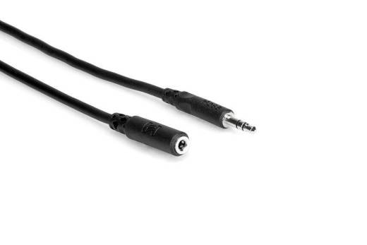 Straight earphone extension cable, 10 feet