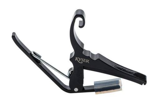 Quick change capo for 6 string acoustic guitar