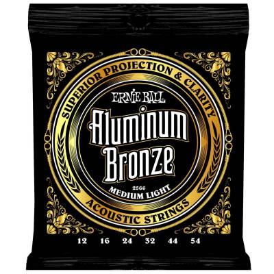 Aluminum and bronze guitar strings 12-54