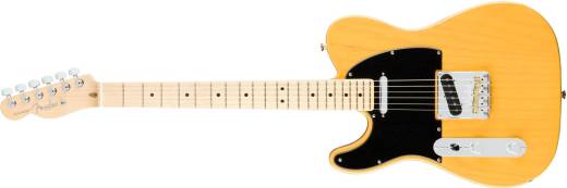 Electric guitar, left-handed "American Professional Telecaster" / maple fingerboard - "Butterscotch Blonde"