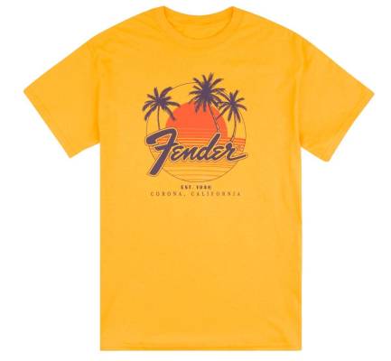 Palm Sunshine Marigold Unisex T-Shirt - M