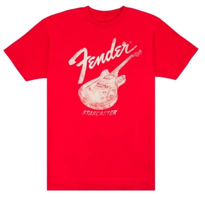 Red Starcaster T-Shirt - L