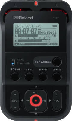 R-07 high resolution digital recorder - black