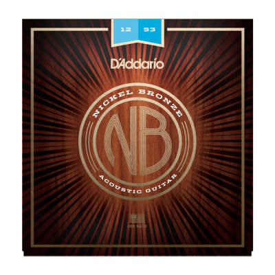 Nickel Plated Bronze Acoustic Guitar Strings 12-53