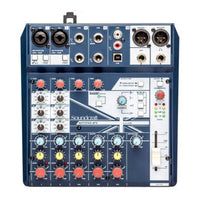 8-channel small-format analog mixing console