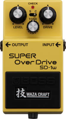 BOSS / SD-1W / SUPER OverDrive Pedal, Waza Craft Edition
