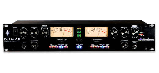 Pro MPA-II two-channel studio mic preamp