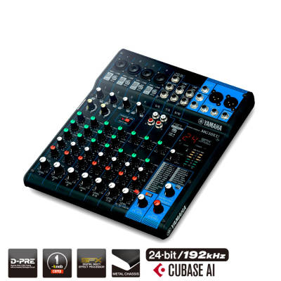 MG Series 10-Channel Mixer with Effects