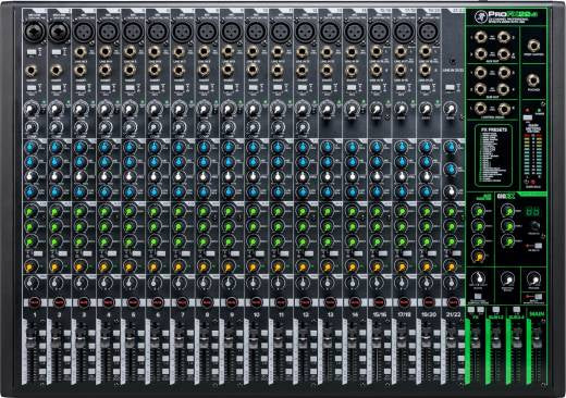 ProFX22v3 Professional 22-Channel 4-Bus Effects Mixer with USB