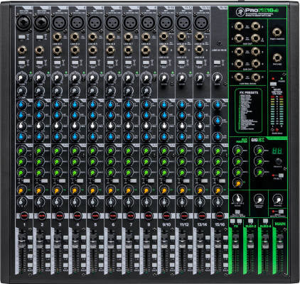 ProFX16v3 Professional 16-Channel 4-Bus Effects Mixer with USB