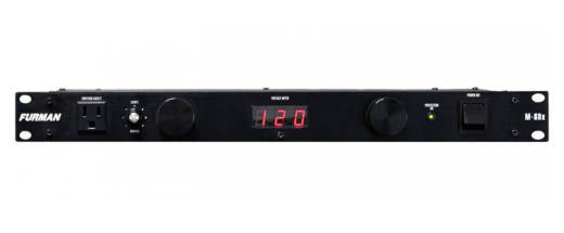 M-8DX power conditioner with lamps and digital display