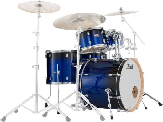 PEARL / DECADE / Set of 5 maple shells (22,10,12,16,SD) - Kobalt Blue