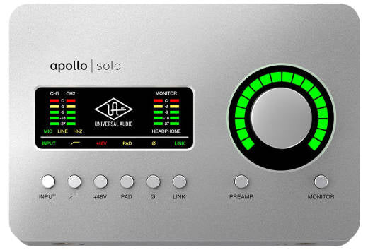 Interface audio Apollo Solo Thunderbolt 3