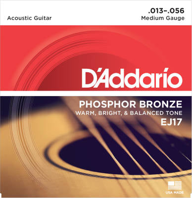 Phosphor Bronze Acoustic Guitar Strings 13-56