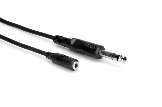 Earphone extension, 3.5mm (F) to 1/4'' (M) TRS - 10 feet