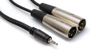 3.5mm TRS to Dual XLR3M Cable - 10ft