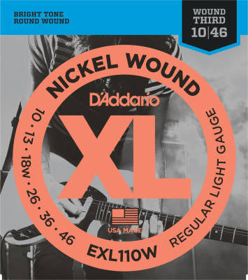 Nickel Wound Electric Guitar Strings 10-46