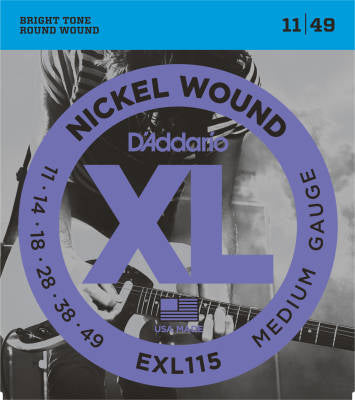 BLUES/JAZZ ROCK Nickel Wound Electric Guitar Strings 11-49