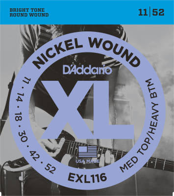 Nickel Wound Guitar Strings 11-52