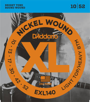 Nickel wound electric guitar strings 