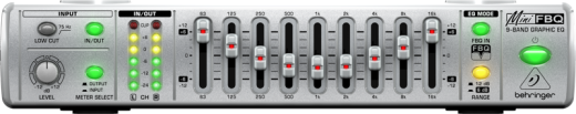 Ultra-compact 9-band graphic equalizer with FBQ