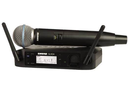 Beta 58 wireless microphone system