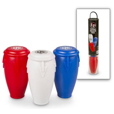 Conga shaker trio - Red/white/blue