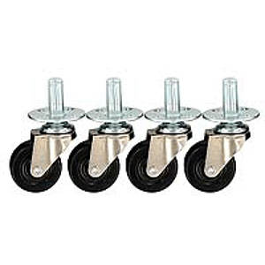 Casters with Hardware - Set of 4