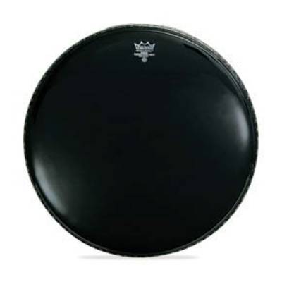 Peau de grosse caisse Powerstroke 3 noire Ebony Dynamo - 20 pouces