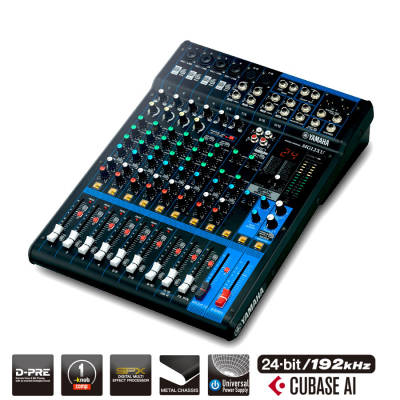 MG Series 12-Channel Mixer with Effects