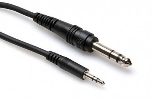 Stereo interconnect 3.5 mm TRS (M) 1/4'' TRS, 10 ft