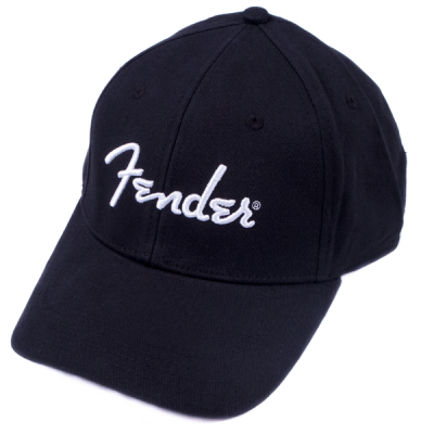 Casquette Fender avec logo, noir (taille unique)