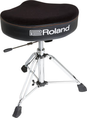 Saddle-shaped drum bench with hydraulic adjustment, velor seat