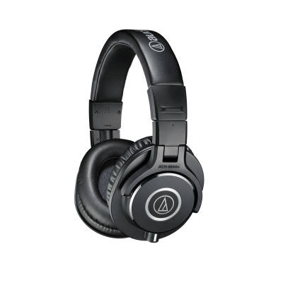 Casque d'écoute de studio fermé avec 2 câbles