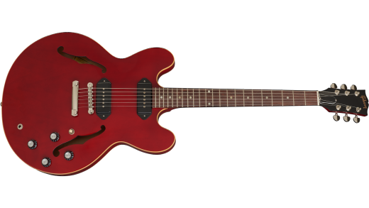 Electric Guitar, ES-335 Plaintop P-90 - Wine Red