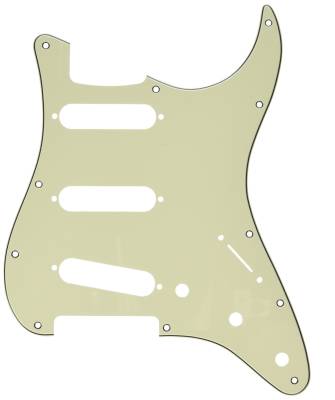 Pickguard Stratocaster 11 trous vert menthe