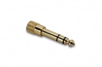 Headphone adapter, 3.5 mm TRS to 1/4 inch TRS