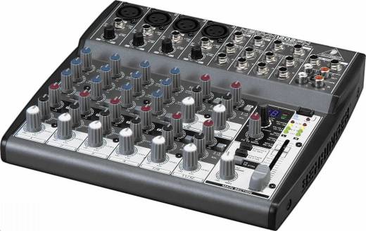 Console de mixage avec 12 entrées et 2 bus avec effets