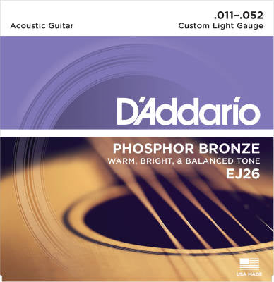 Phosphor Bronze Acoustic Guitar Strings 11-52