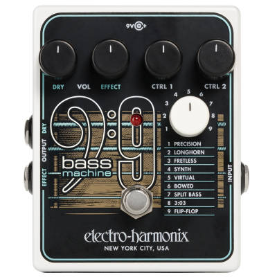 Electro-Harmonix / BASS9 / Bass Machine transforms any guitar into 9 different basses