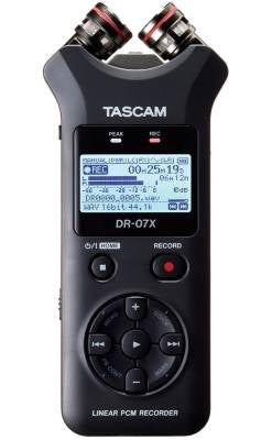 TASCAM / DR-07X / Stereo portable digital audio recorder with USB audio interface