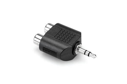 Adapter, dual RCA to 3.5mm TRS