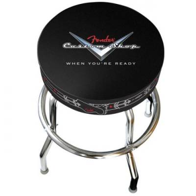 Fender Custom Shop Logo Bar Stool - 30 inch