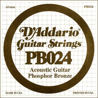 Phosphor Bronze Acoustic Guitar String Wound .024