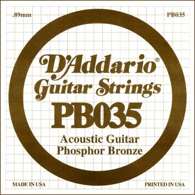 Phosphor Bronze Acoustic Guitar String Wound .035