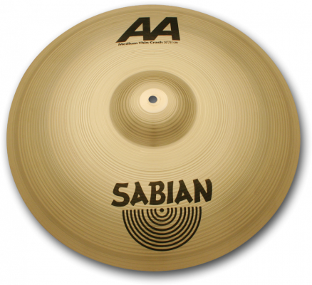 Medium thin AA crash cymbal - glossy - 18 inches