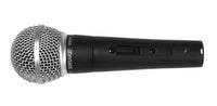 Cardioid dynamic microphone with "SM58S" switch