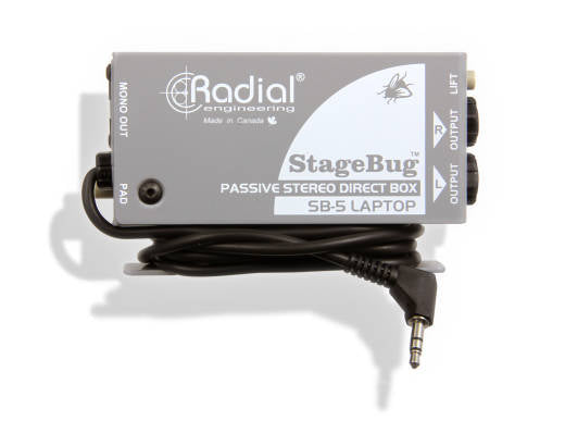 Img Boîte D'Injection Directe Stage Line - DI Box Pour Instruments De Musique