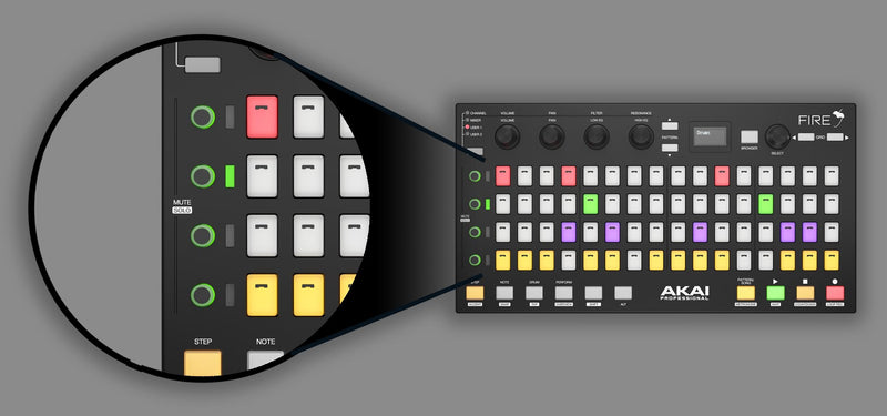 Chargez l&#39;image dans la visionneuse de la galerie, Contrôleur Midi à pad Akai Pro Fire FL Studio
