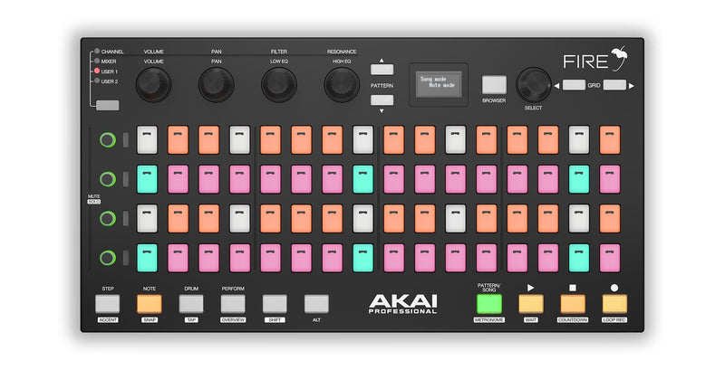 Load image into gallery viewer, Akai Pro Fire FL Studio Midi Pad Controller
